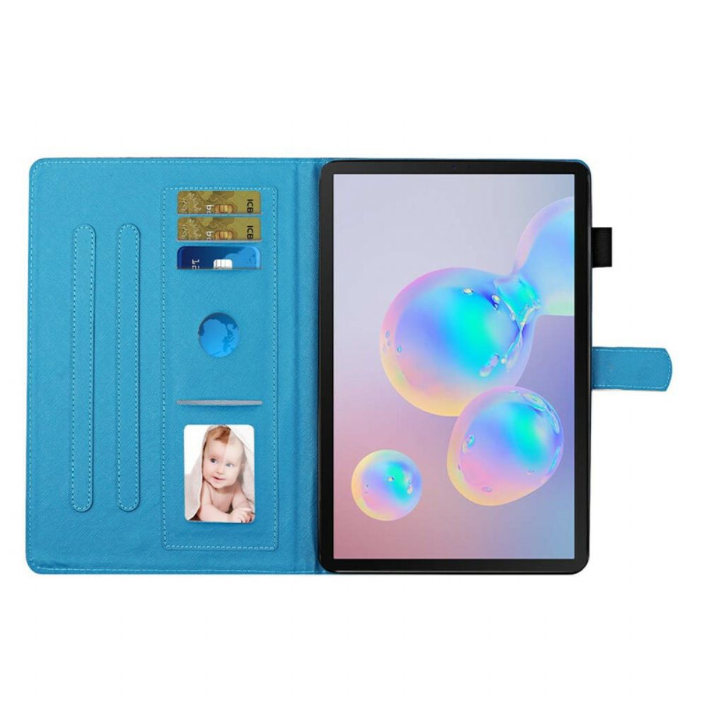 Lederhüllen Für Samsung Galaxy Tab S7 / Tab S8 Blühende Zweige