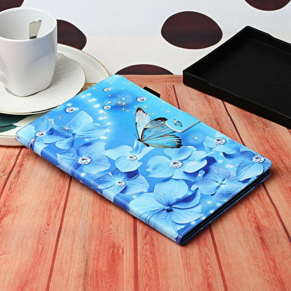 Lederhüllen Für Samsung Galaxy Tab S7 / Tab S8 Blumen