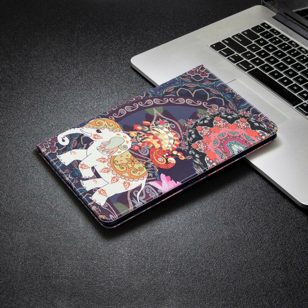 Lederhüllen Für Samsung Galaxy Tab S7 / Tab S8 Elefantenmuster