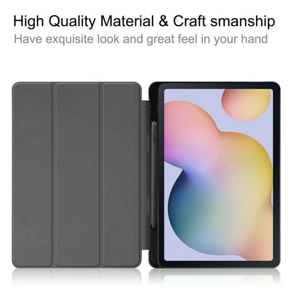 Schutzhülle Für Samsung Galaxy Tab S7 / Tab S8 Dreifacher Stifthalter