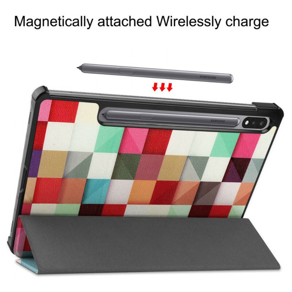Schutzhülle Für Samsung Galaxy Tab S7 / Tab S8 Mosaikstifthalter
