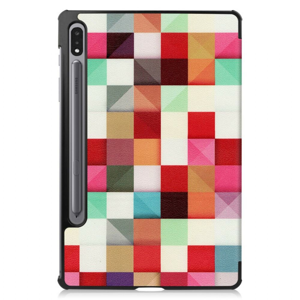 Schutzhülle Für Samsung Galaxy Tab S7 / Tab S8 Mosaikstifthalter
