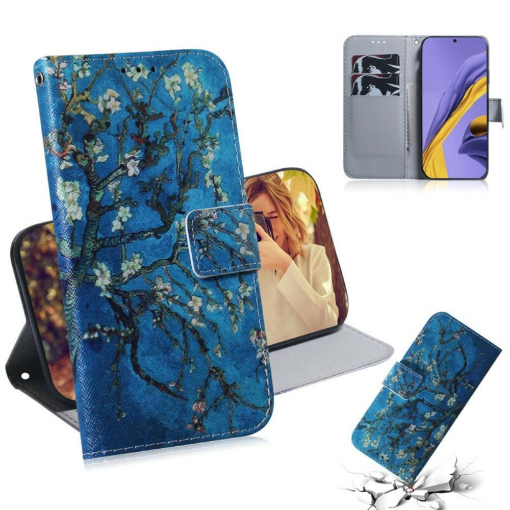 Flip Case Für Samsung Galaxy A51 Blühender Ast