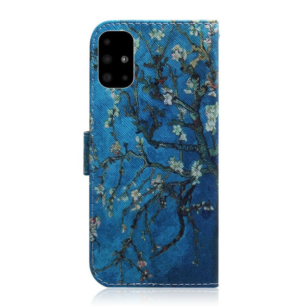 Flip Case Für Samsung Galaxy A51 Blühender Ast