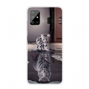 Handyhülle Für Samsung Galaxy A51 Ernst Der Tiger