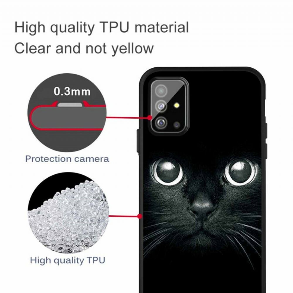 Handyhülle Für Samsung Galaxy A51 Katzenaugen