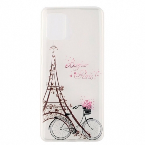 Hülle Für Samsung Galaxy A51 Bonjour Paris Transparent