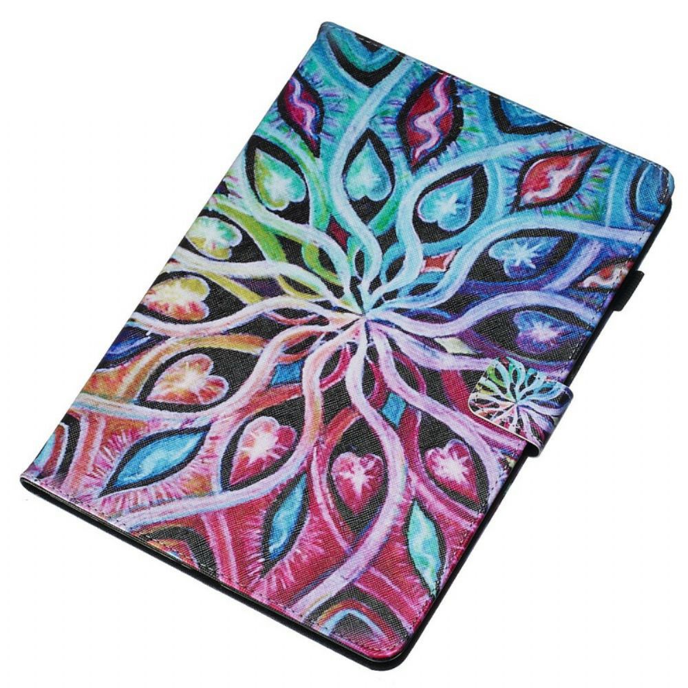 Flip Case Für Samsung Galaxy Tab S6 Abstrakte Blume