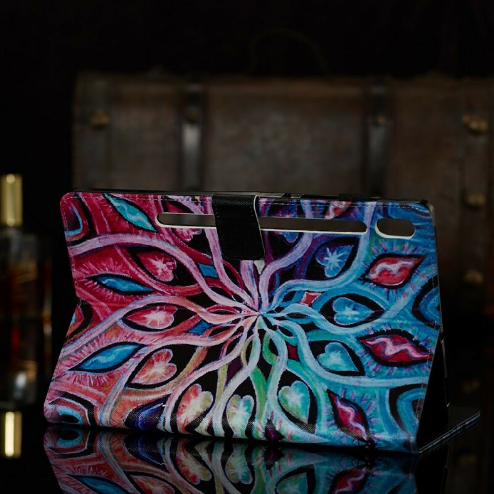 Flip Case Für Samsung Galaxy Tab S6 Abstrakte Blume