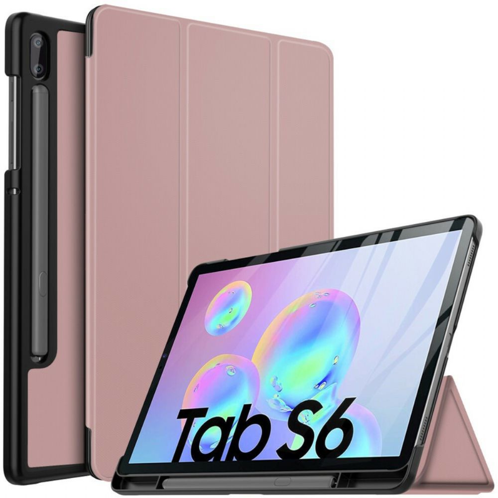 Schutzhülle Für Samsung Galaxy Tab S6 Dreifach Gefalteter Stifthalter