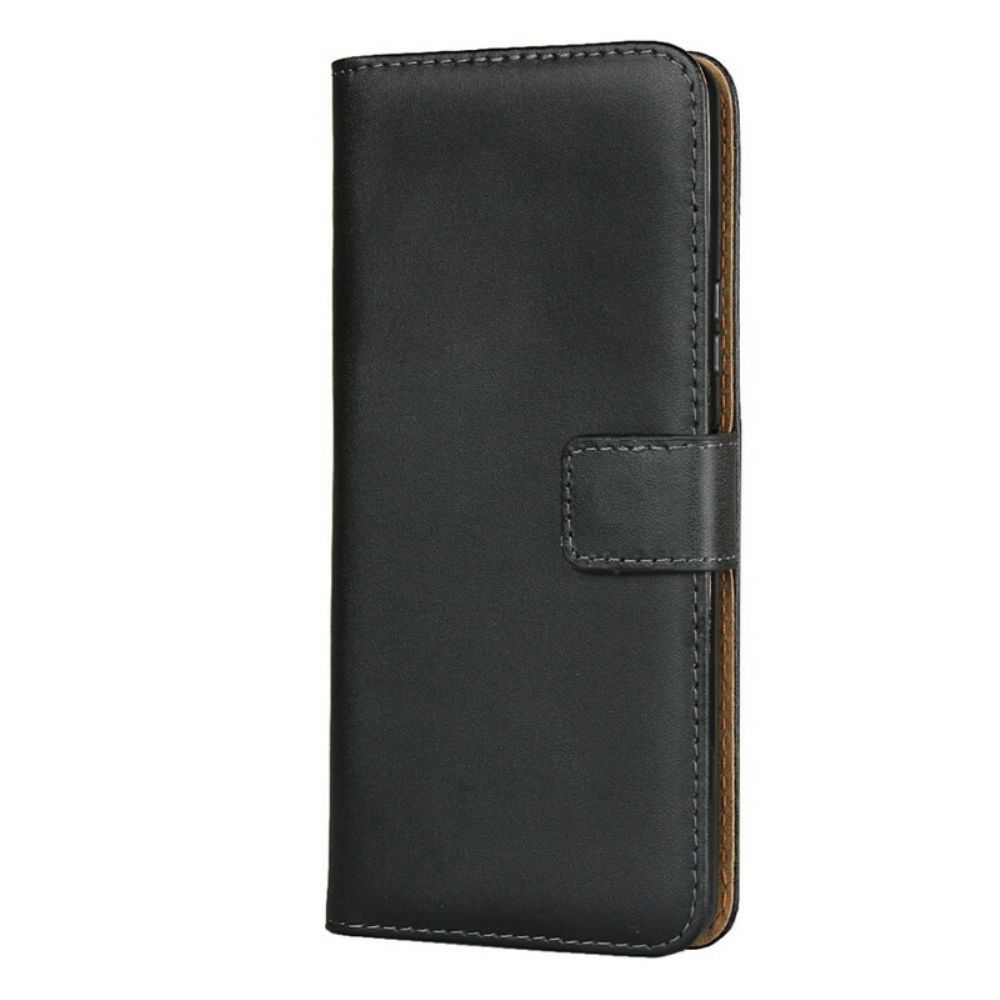 Flip Case Für Sony Xperia 10 II Einladung Aus Echtem Leder