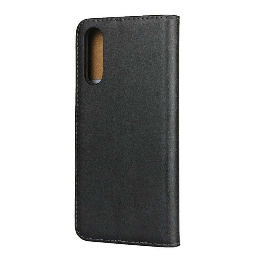 Flip Case Für Sony Xperia 10 II Einladung Aus Echtem Leder