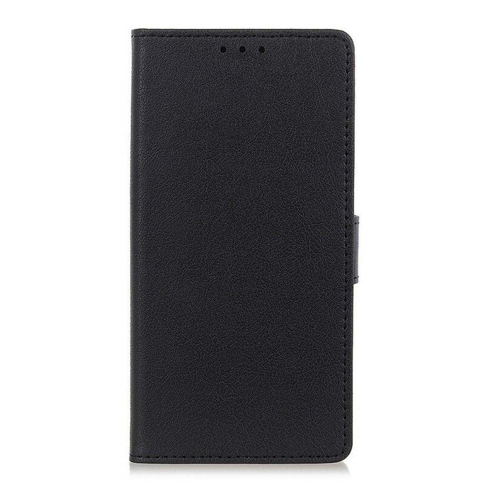 Flip Case Für Sony Xperia 10 II Klassisches Kunstleder