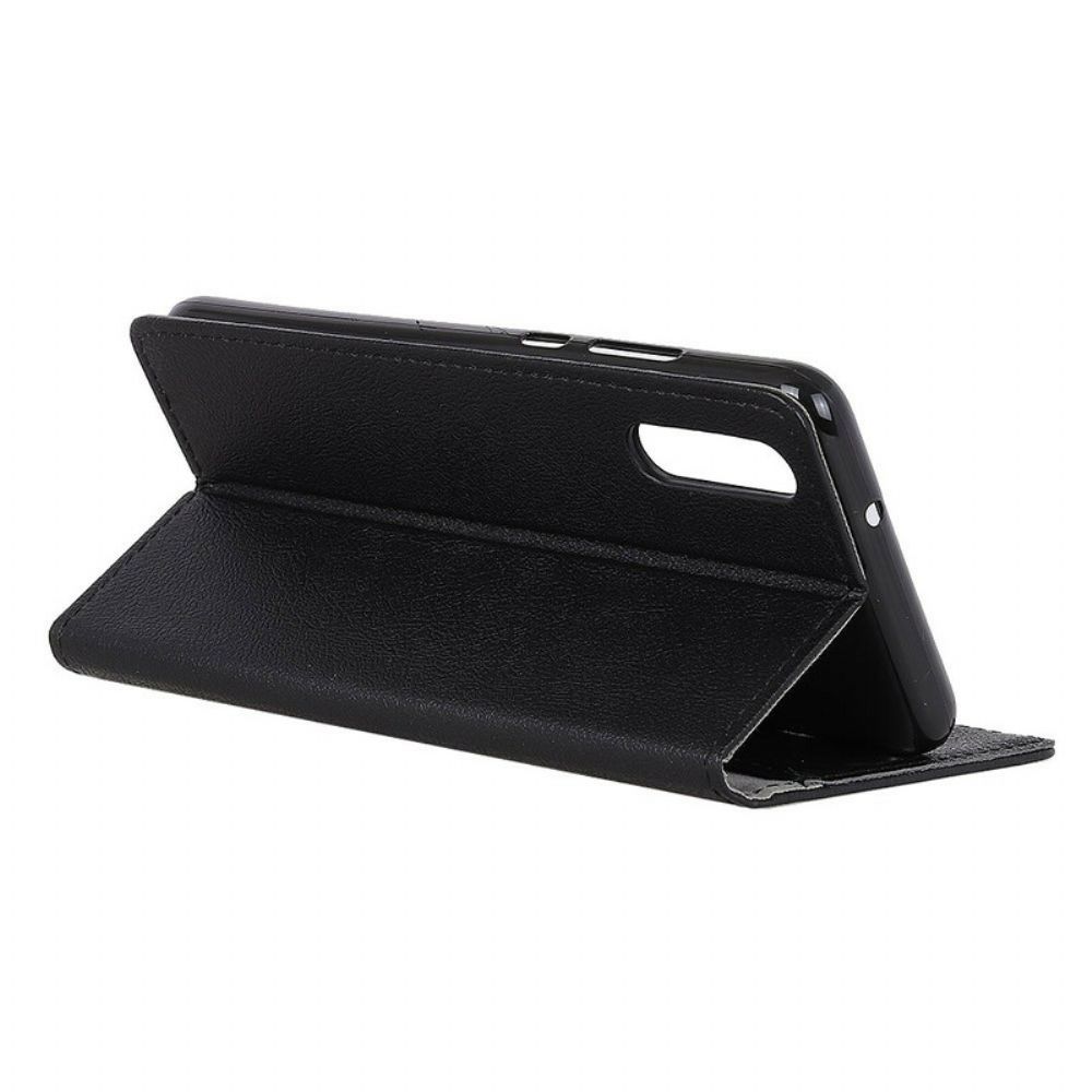 Flip Case Für Sony Xperia 10 II Klassisches Kunstleder