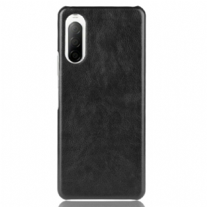 Hülle Für Sony Xperia 10 II Lichi-leder-effekt