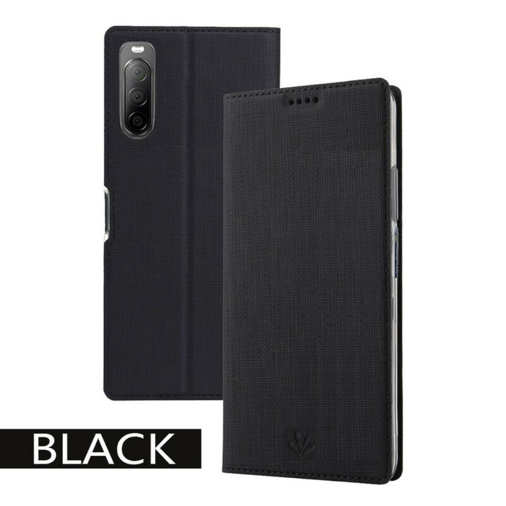 Schutzhülle Für Sony Xperia 10 II Flip Case Vili Dmx Texturiert